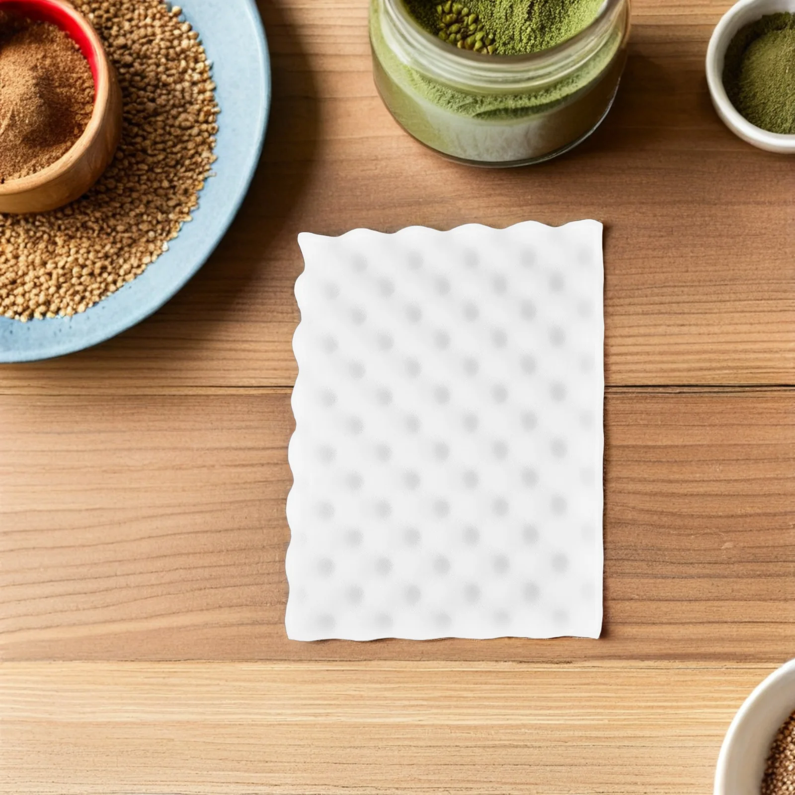 แผ่นฟองน้ำขึ้นรูปฟองดองท์รูปคลื่น 6 ชิ้น ใช้ซ้ำได้ อุปกรณ์ตกแต่งเค้ก แผ่นปั้นดอกไม้น้ำตาล แผ่นฟองน้ำขึ้นรูปฟองดองท์