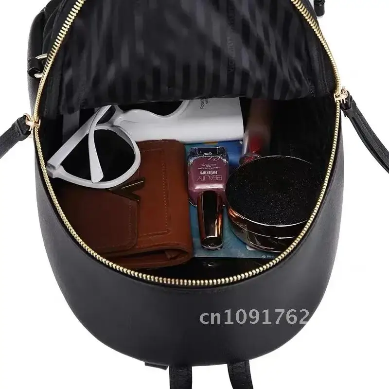 V-acolchoado cravejado mini moda mochila saco de viagem de couro feminino senhoras bolsa