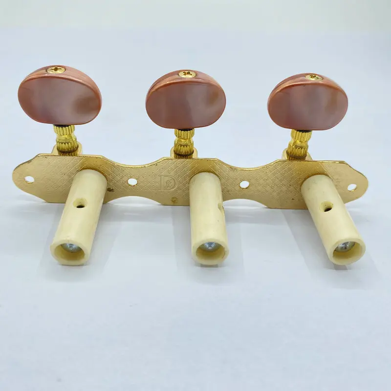 Made in Korea Golden Color One Set L3R3 Classical Guitar Machine Heads/Tuner Keys for Acoustic Guitar