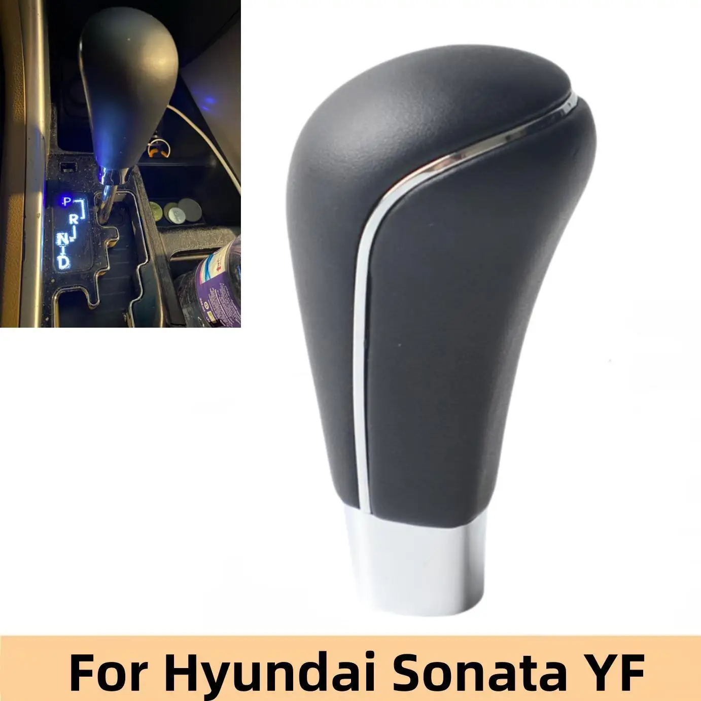 For Hyundai Sonata YF 2011 2012 2013 2014 Automatic Auto Styling Gear Shift Knob Lever Stick Pen Hand Speed Ball