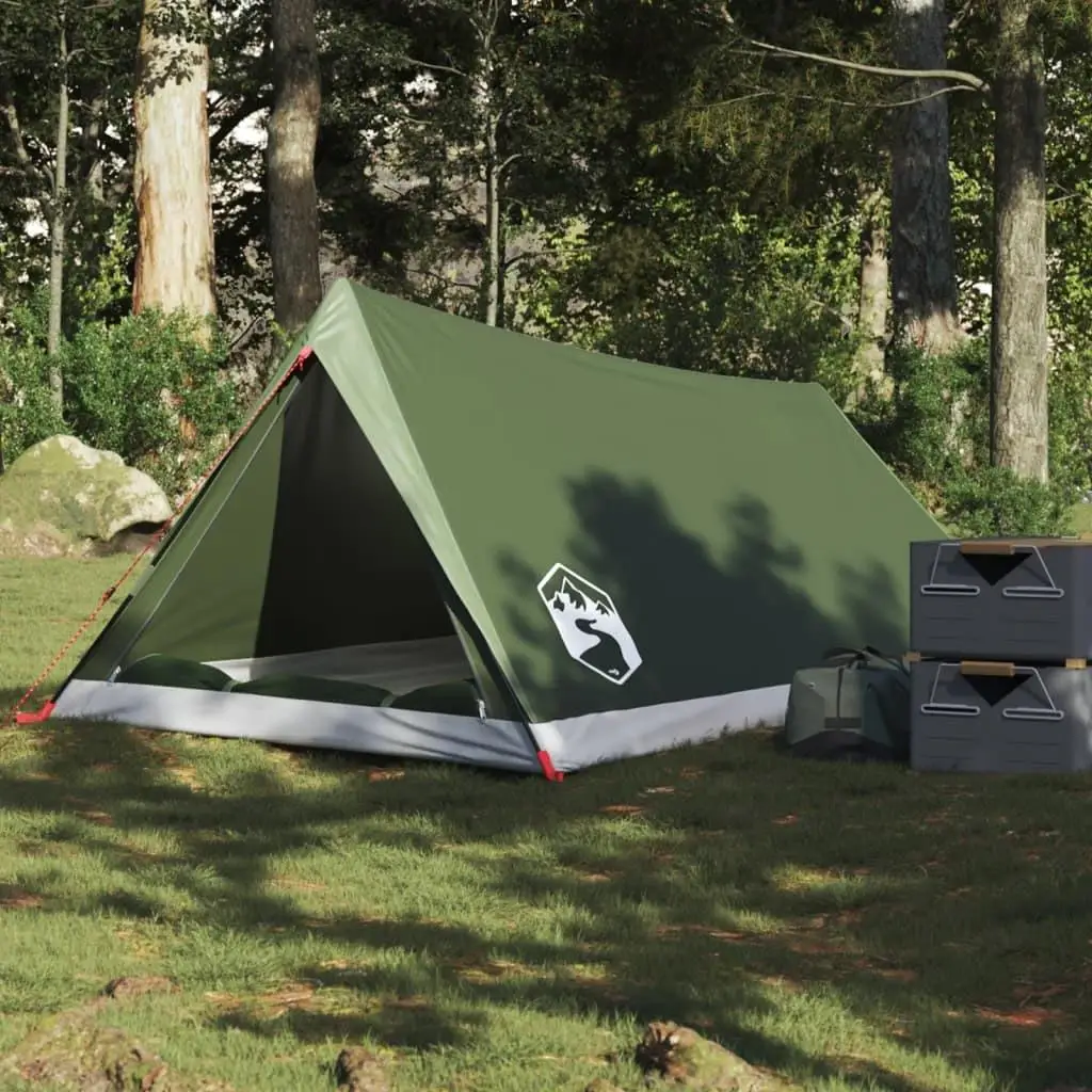Wasserdichtes olivgrünes Campingzelt für 2 Personen – leicht und langlebig für Outdoor-Abenteuer