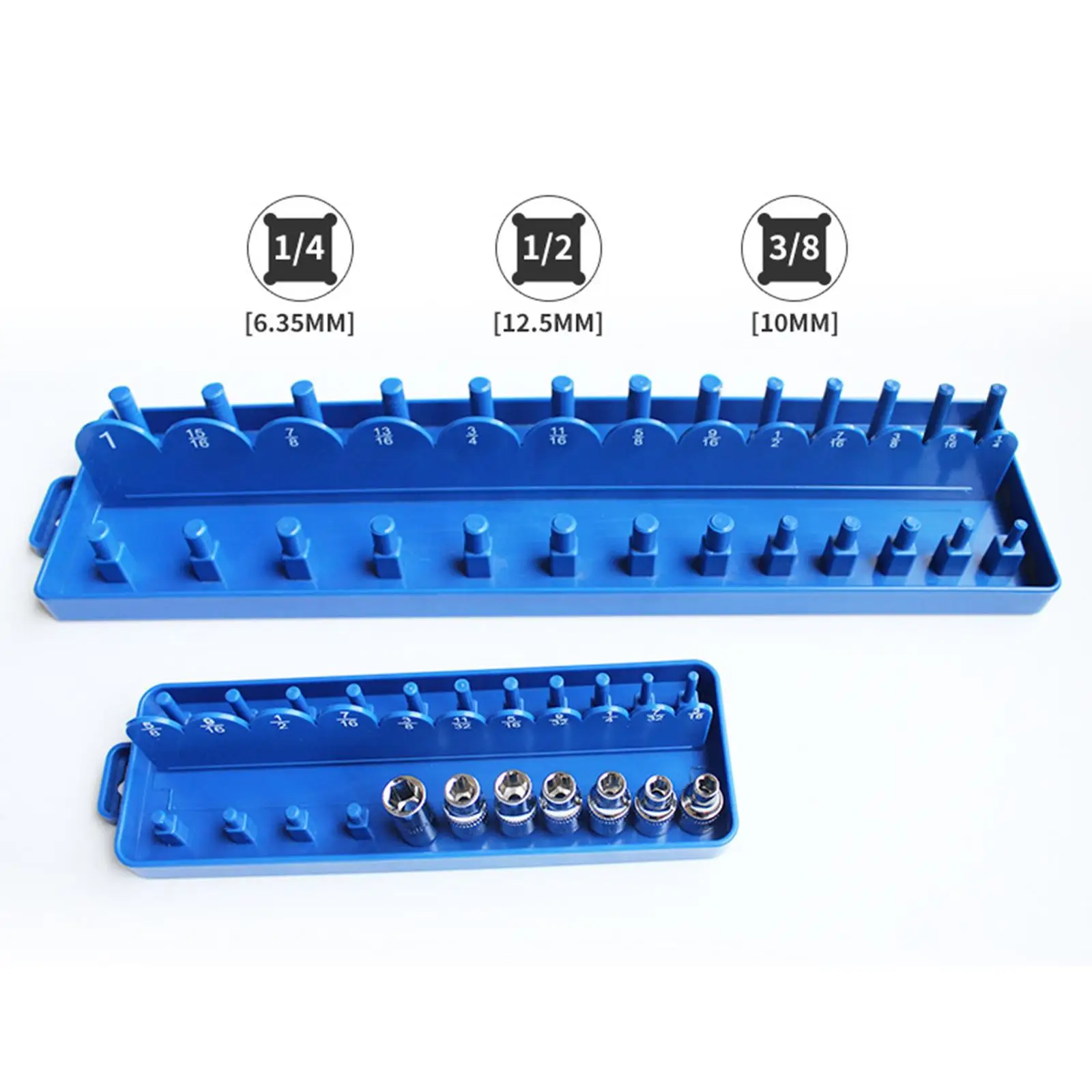 Drive Sleeve Socket Organizer Holder for Drawer Toolbox Organizer Drawers for Workshop Storage Rack Tools
