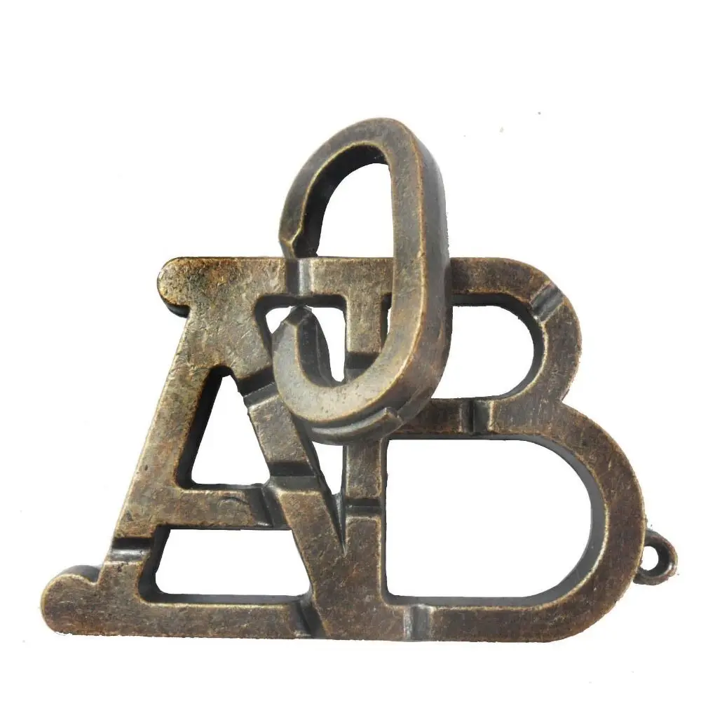 

For Children Adults Early Learning Educational Puzzles Game Metal Brain Teaser Toys Luban Lock Puzzle Metal Wire Puzzle