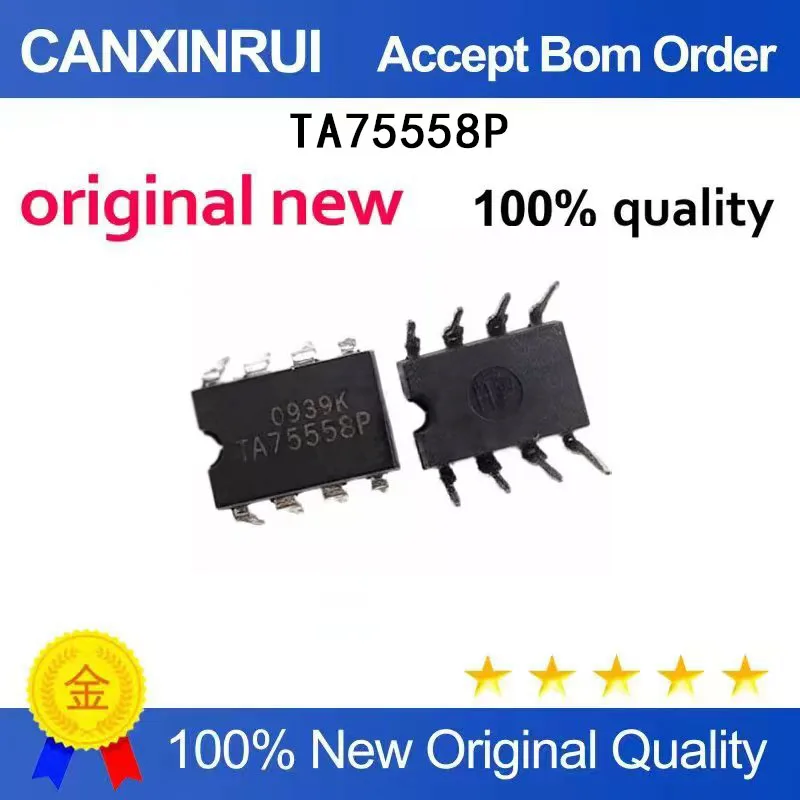 (5-100 Pieces) Brand new original TA75558P TA7555BP direct insertion DIP-8 operational amplifier IC