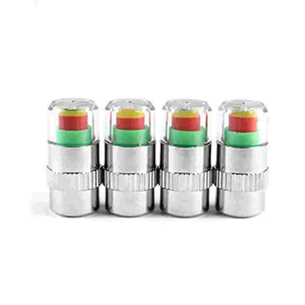 4 Pcs Tire Pressure Cap Valve Stem Caps Automobile Sensor Tires Car Monitor Dust