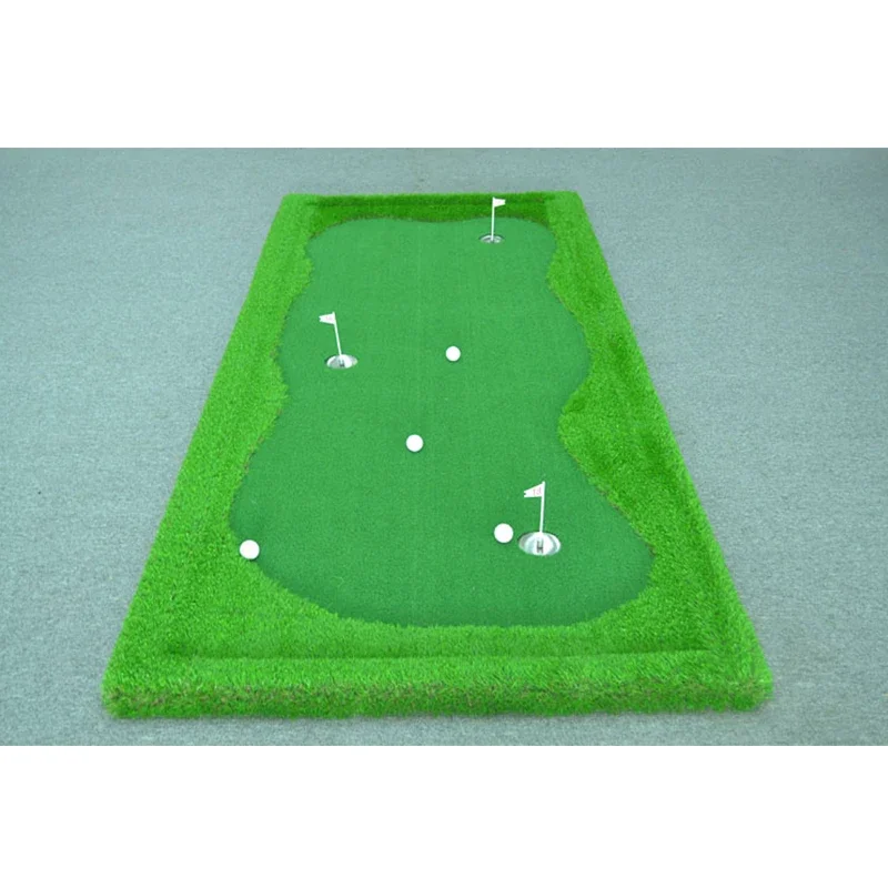2026 Double Layer Mini Golf Green Course Mat Artificial Grass Green Turf for Golf