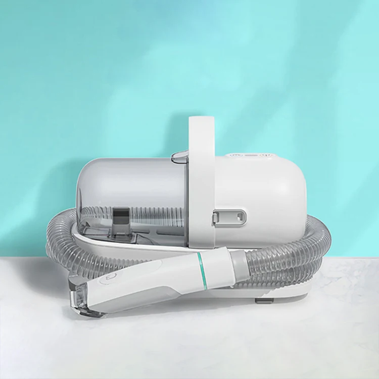 Dog Cat Hair Grooming Slicker Brush Bed Sofa Cleaning Cordless Pet Vacuum Cleaner Set
