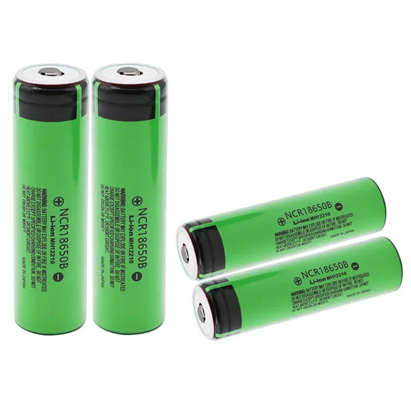 New Original Panasonic NCR18650B 3.7v 3400mAh 18650 rechargeable lithium battery for Panasonic flashlight batteries+Pointed