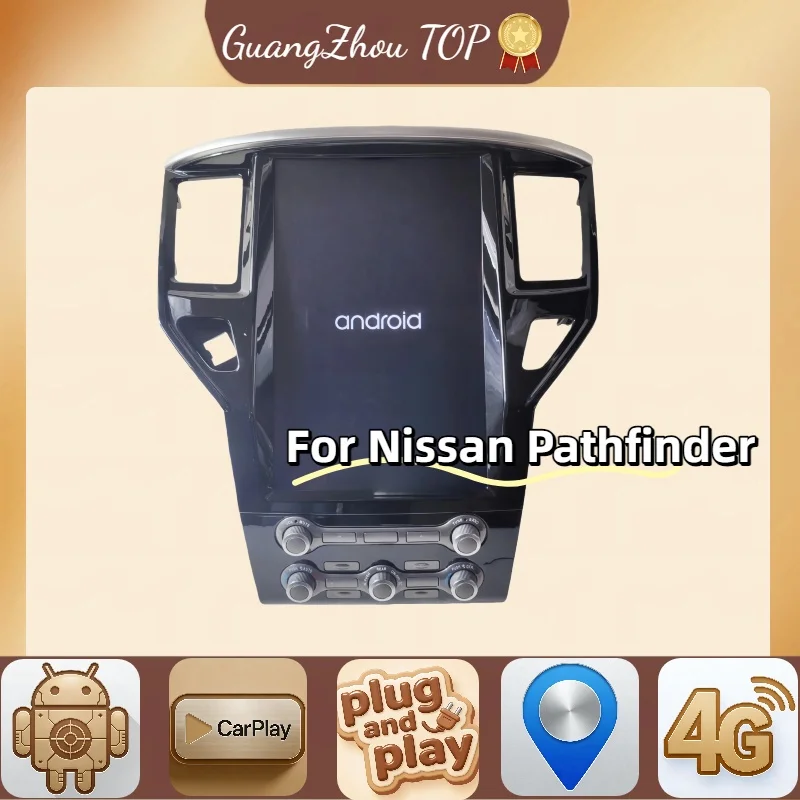 

Автомобильное радио с сенсорным экраном Android14 13 дюймов для Nissan Pathfinder R52 SL SV 2012 2013-2019, видеоплеер, GPS-навигация, Carplay, стерео