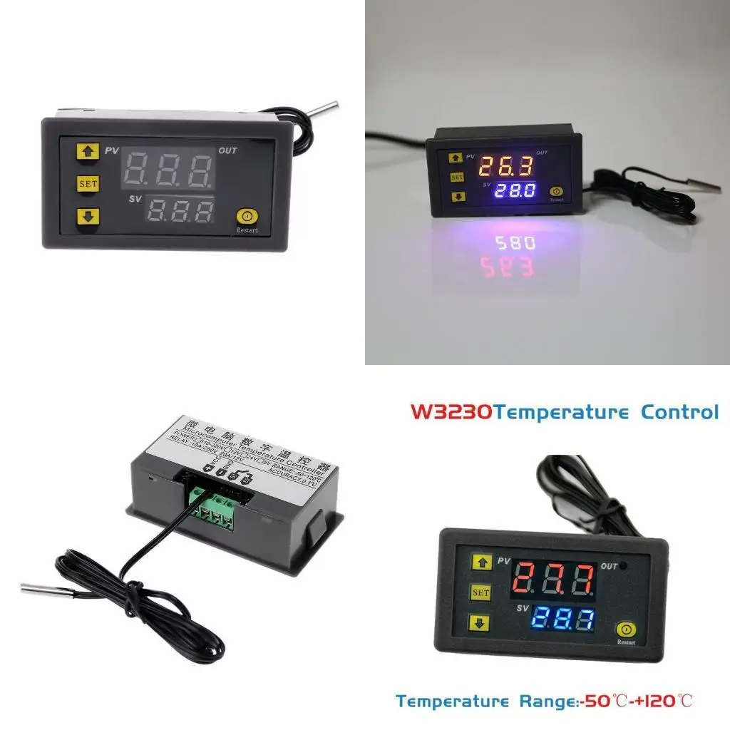 

G6KF W3230 Digital Temperature Controller AC110-220V Led Thermostat Switch