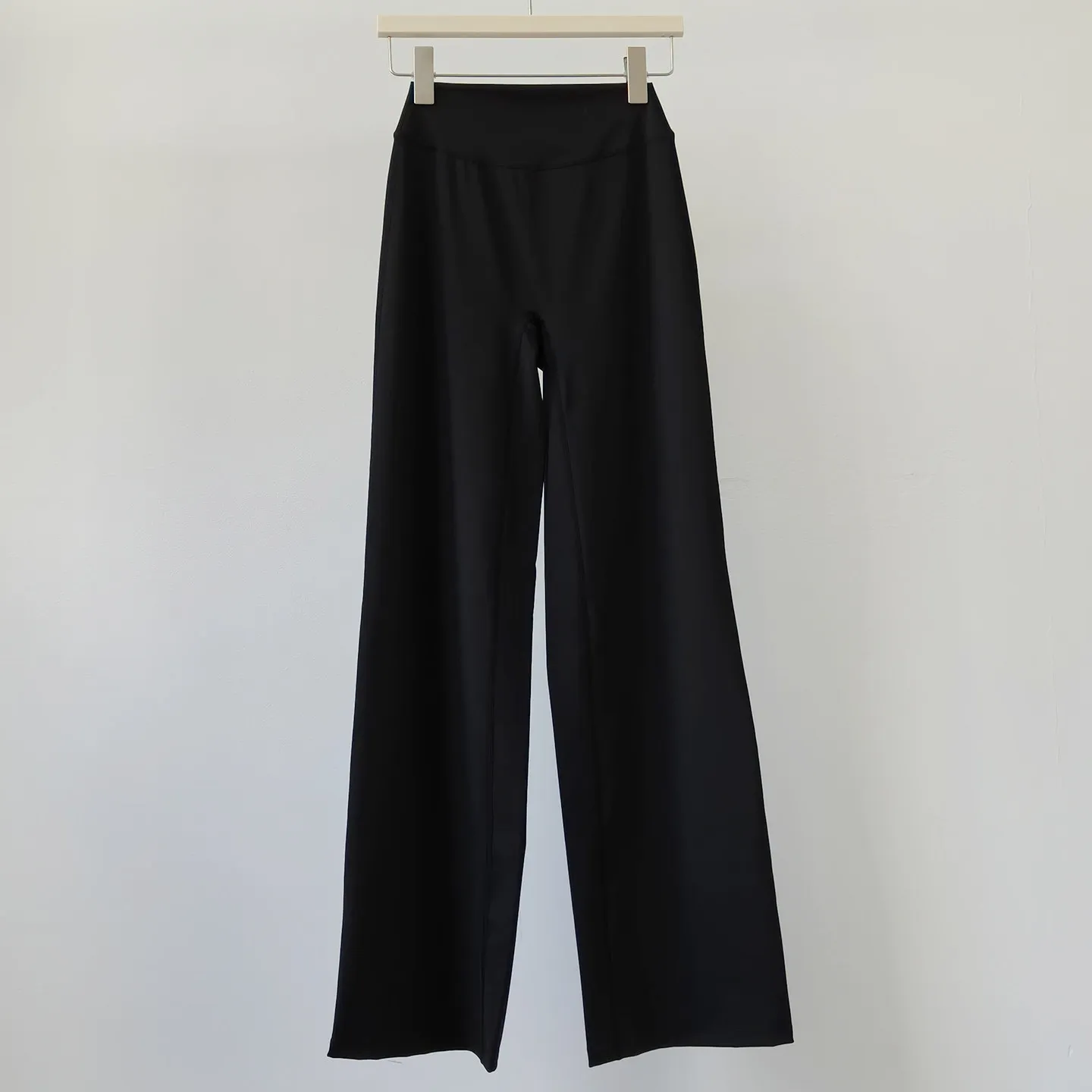 Damen-Pilates-Yoga-Hose mit geradem Bein, Hüftformend, locker geschnitten, weites Bein, atmungsaktiv, lässig, für Freizeit, Fitness, Outdoor-Sport und Laufen – Detail 9