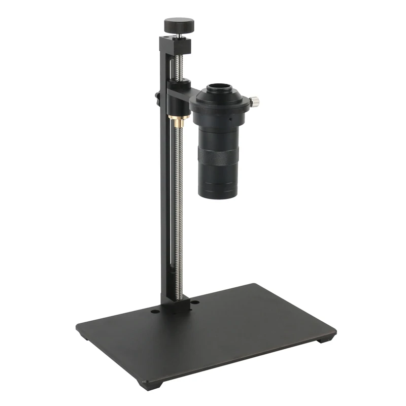 

Mini Aluminum Alloy Video Microscope Camera Stand Table Holder Bracket 50mm Focusing Bracket C Mount Lens For HDMI USB Camera