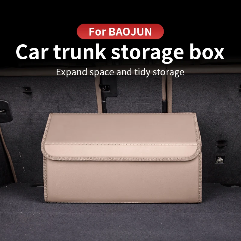 

Подходит для Baojun, складной органайзер для багажника с крышкой, не требующий доработок при установке и простой в монтаже.