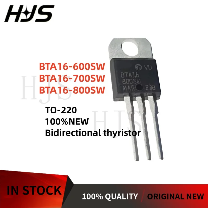 10PCS Brand new BTA16-600SW BTA16-700SW BTA16-800SW 16-600SW 16-700SW 16-800SW TO220 In stock TO-220