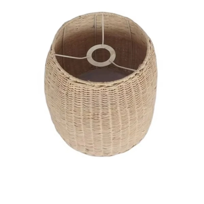 

Hand woven round rattan crafts home decoration lampshade