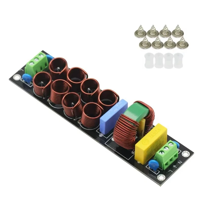 4400 W EMI Power Filter 20A Hochfrequenz Power Filter Netzteil Montiert Board Für Audio Lautsprecher Verstärker