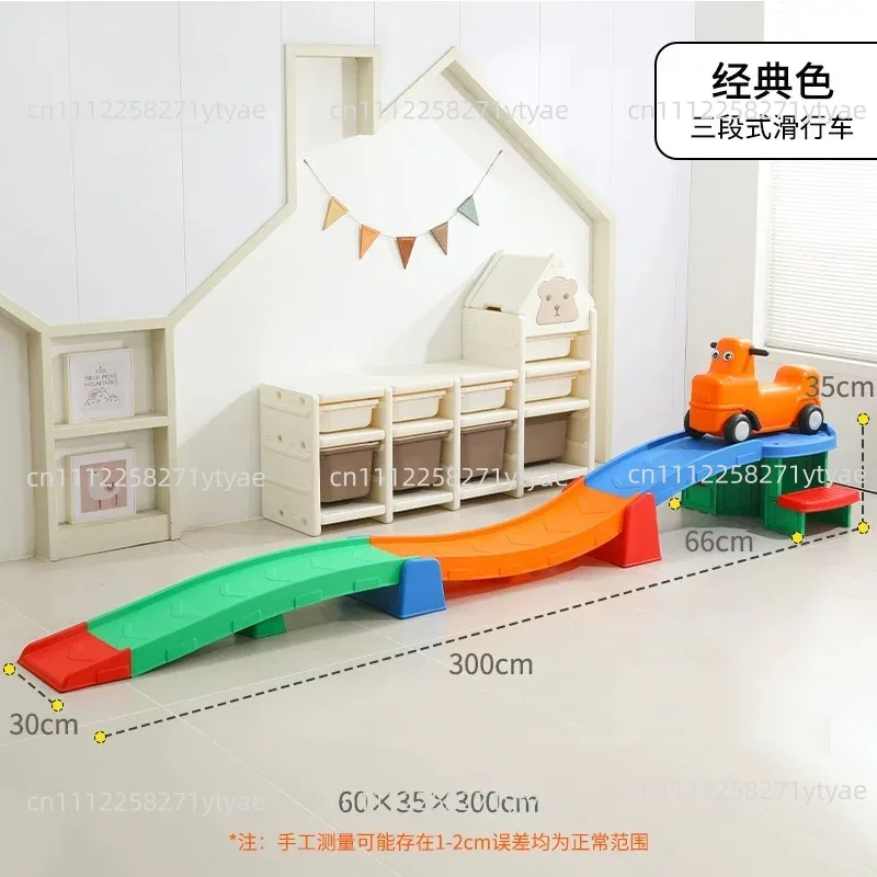 Plastic Toy Roller Coaster with Sliding Car - Fun Amusement Ride for