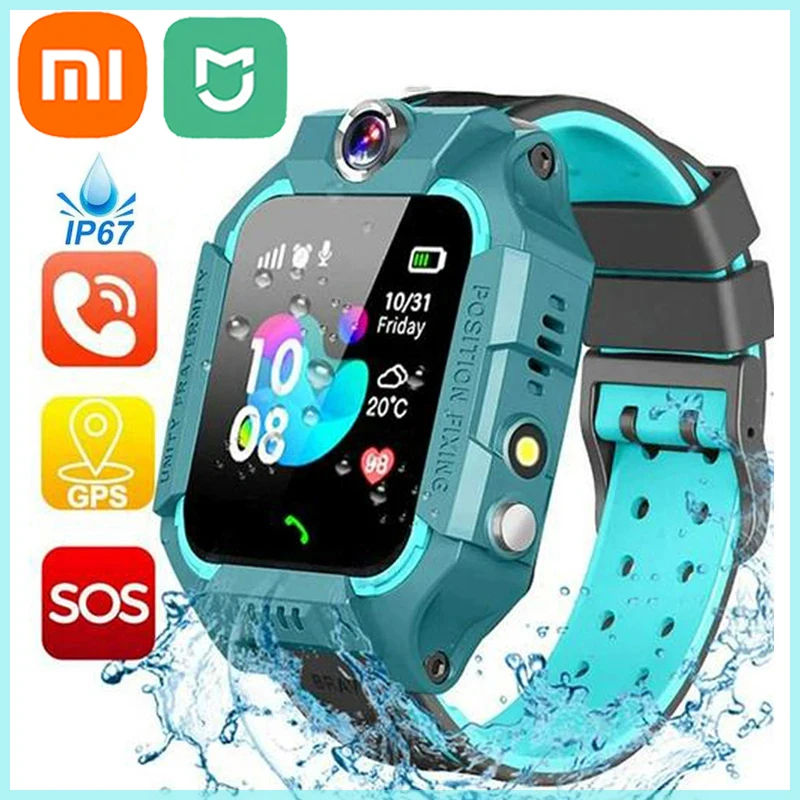 Xiaomi MIJIA niños 4G reloj inteligente SOS ubicación GPS tarjeta Sim llamada niño reloj inteligente cámara reloj impermeable regalo para Ios Android