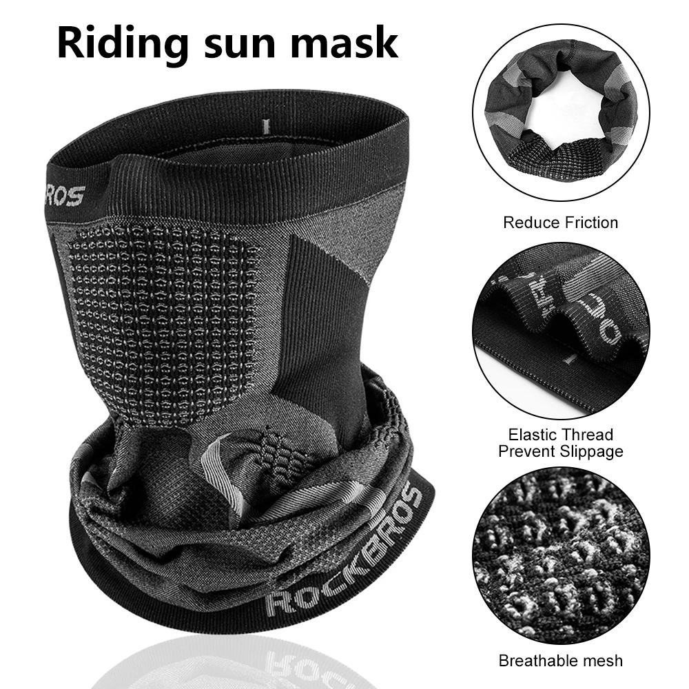 Outdoor Men's Mask Cycling Half Face Cover Sun UV Protection Face Mask Windproof Motorcycle Neck Scarf Breathable Bike Mask