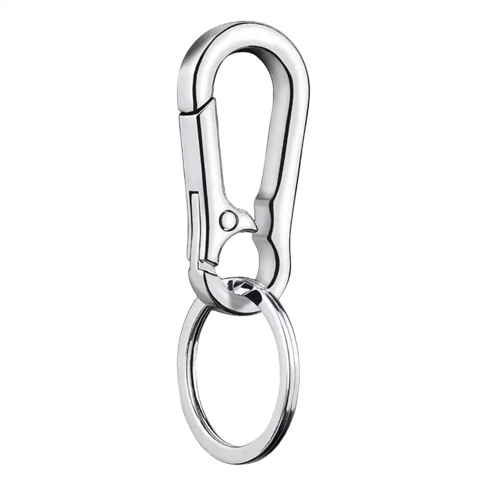 Anti-verloren Auto Schlüsselbund Zink-legierung Auto Schlüssel Kette Schlüsselring Kürbis Schnalle Karabiner Schlüsselbund Auto Schlüssel Ring Hängen Schnalle für Auto – Detail 8