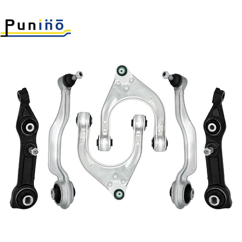 Punino 6pcs Front Upper Lower Suspension Control Arm Kits for Mercedes Benz W211 E350 E550 CLS500 2003 2004 2005 - 2008 2009