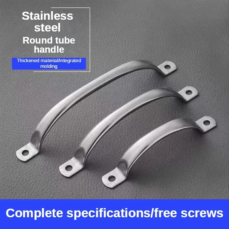 4PCS 4.33in Motorcycle Universal Rear Passenger Pillion Seat Handle Grab Bar Hand Rail