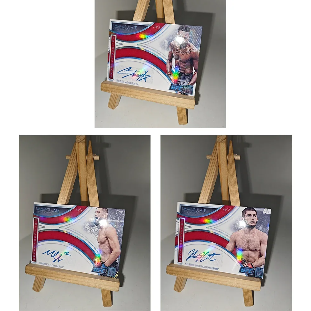 SPORTS DIY UFC national treasure khabib nurmagomedov RAUL ROSAS ALEX PEREIRA Refracted glitter collectible cards holiday gifts - view 5