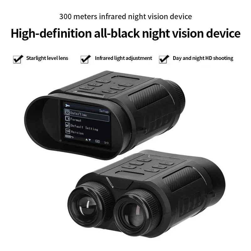 Infrared night vision telescope camera hunting recorder camping 4M screen recorder 300M full HD 1080P camera 8x zoom telescope