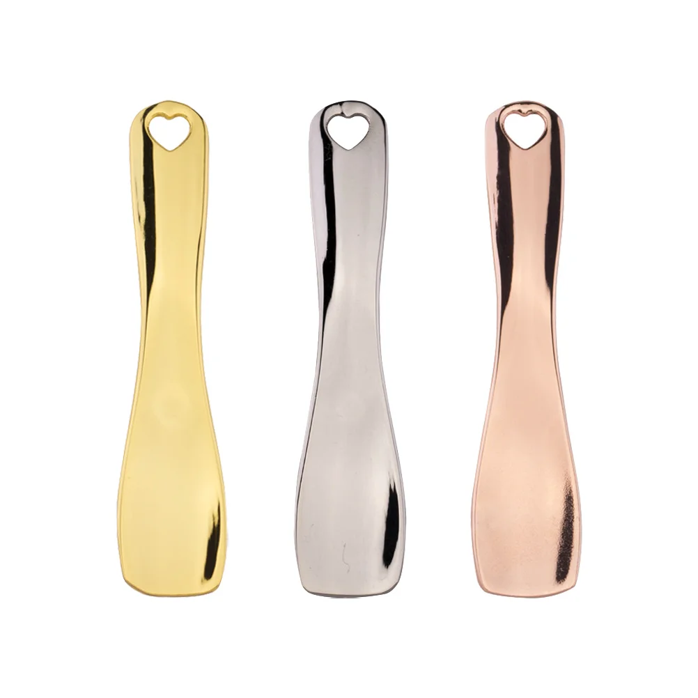 3Pcs Facial Mask Scoop Metal Cream Extract Tool Eye Cream Spoon Beauty Spatulas Mini Makeup Spoon Skin Caring Tool