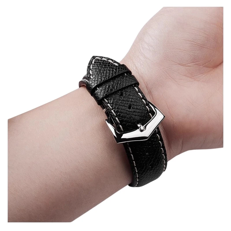 Watch Accessories Needle Buckle for Patek Philippe Watch Strap Buckle 16MM 18MM Silicone Strap Leather Strap Needle Buckle Black