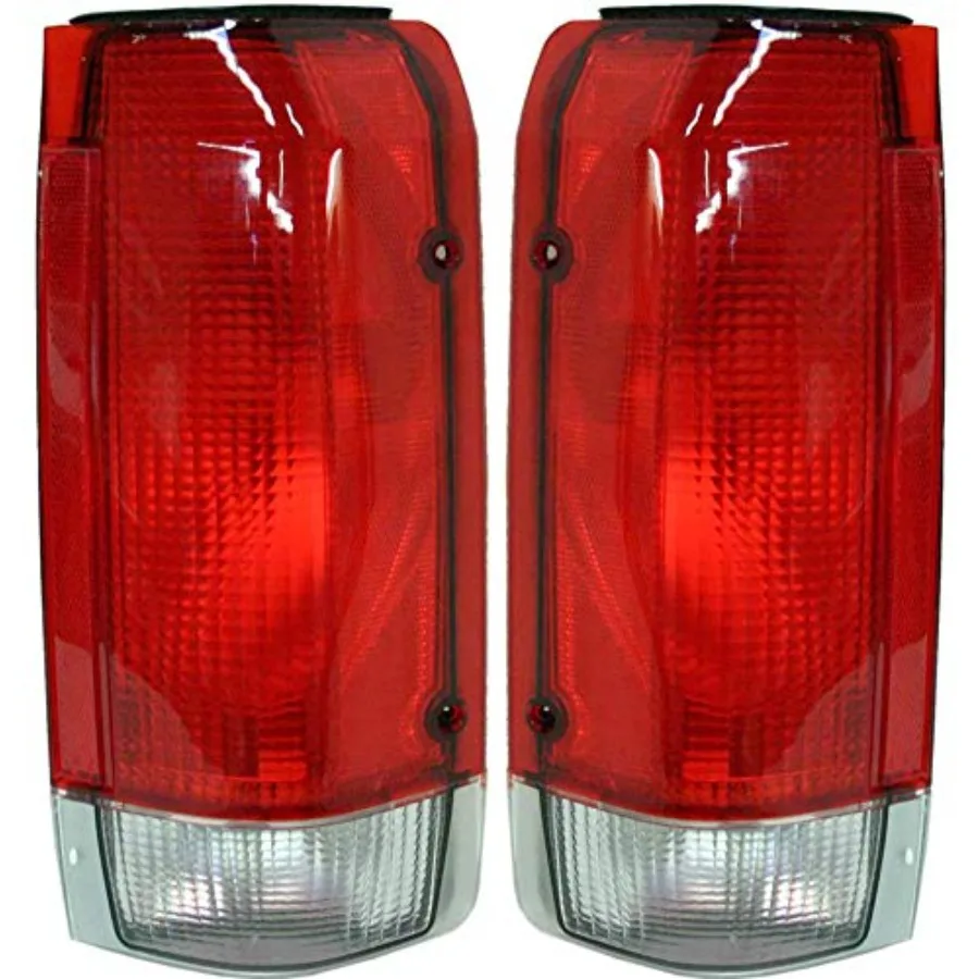 

Tail Lights Set For F-250 1987-1990, Bronco, F-150, F-350 Halogen Driver and Passenger Side