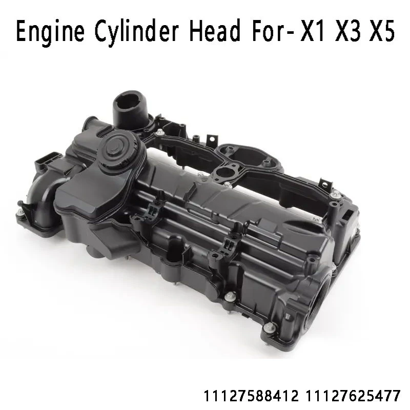 Engine Cylinder Head Top Cable Rocker Valve Cover 11127588412 11127625477 For-BMW X1 X3 X5 Engine Valve Cover