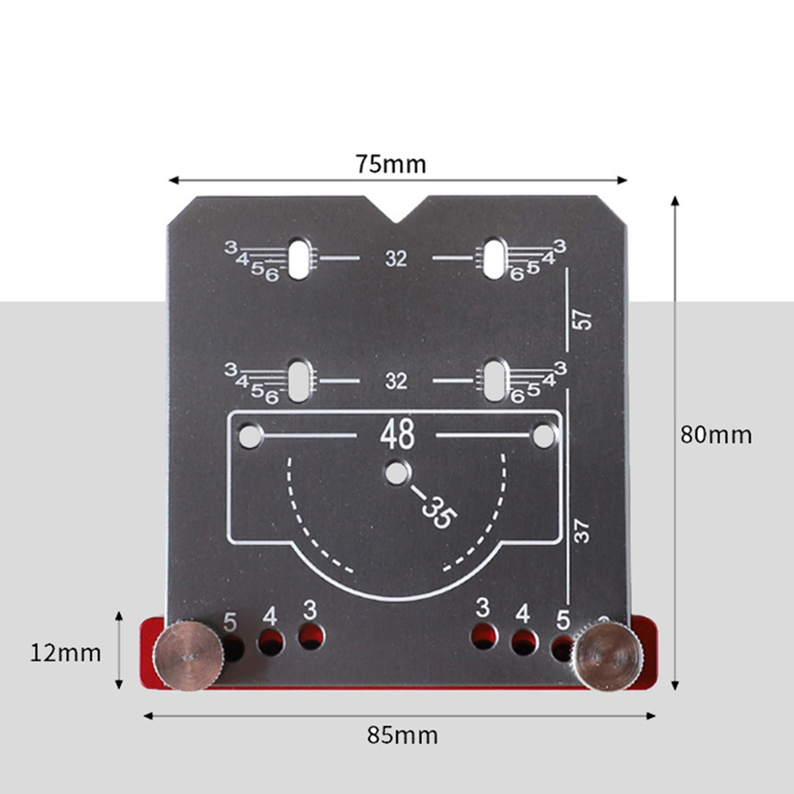 35mm Hinge Punch Locator Adjustable Margin Cabinet Wardrobe Hinge Installation Drilling Mark Positioner Aluminum Auxiliary Tools