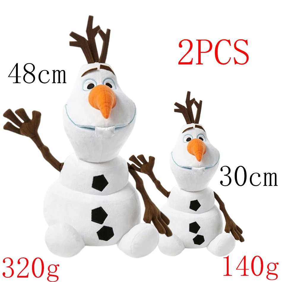 Frozen Elsa Anna Prinzessin Plüschpuppe Olaf Schneemann Eis-Sven Flareon Bruni Spielzeug Weihnachtsgeschenke