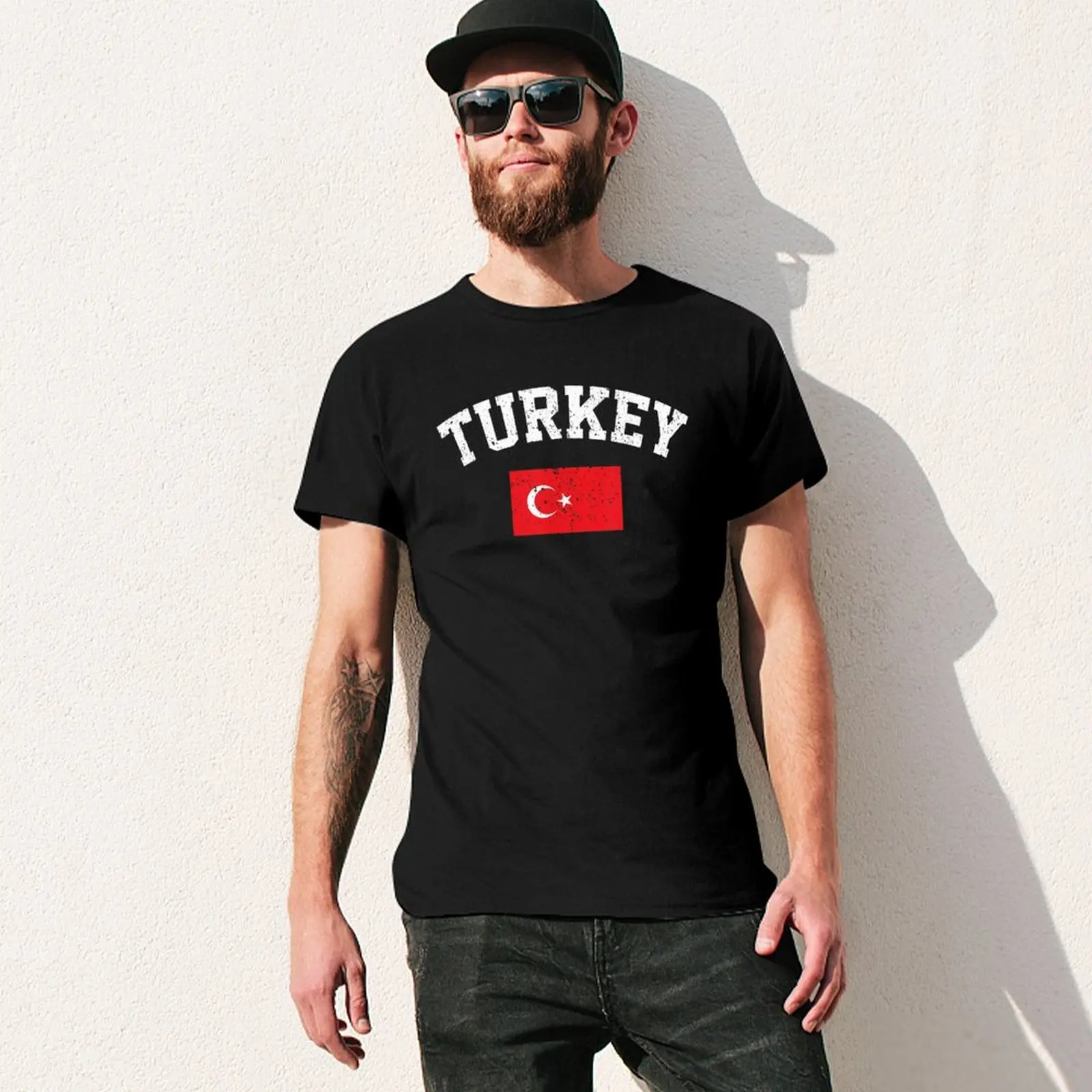 More Design Turkey Türkiye Flag Turks Men Tshirt Tees T-Shirt O-neck T Shirts Women Boys Clothing 100% Cotton