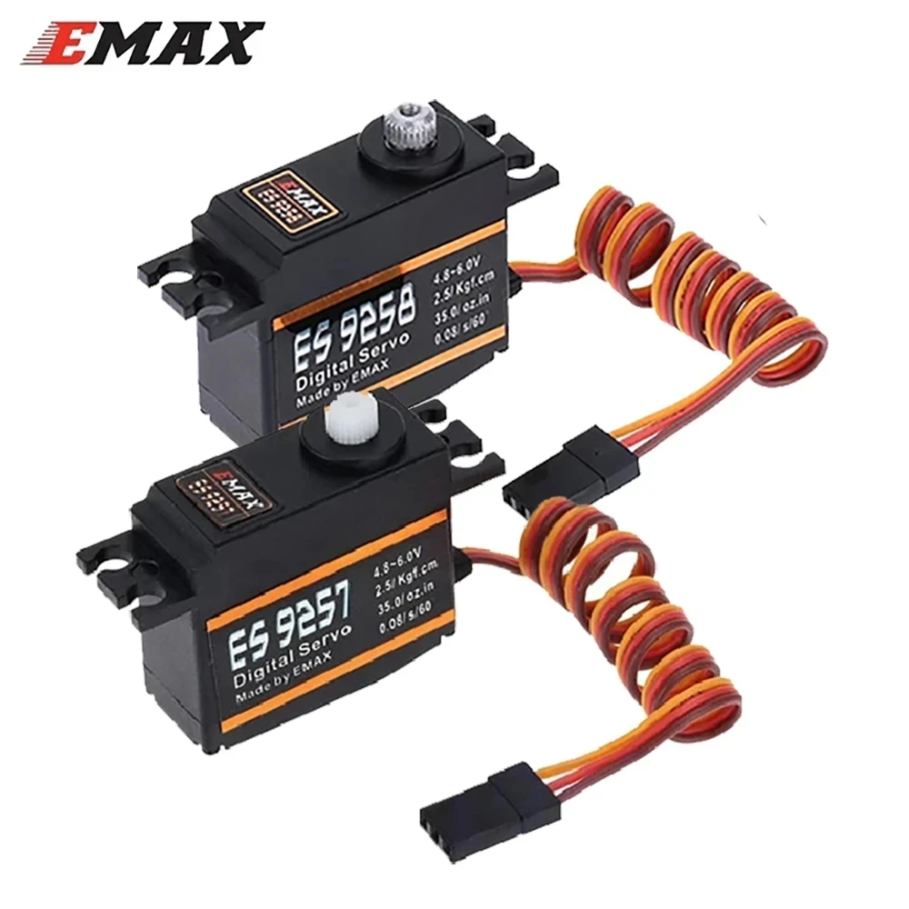 

1pc EMAX ES9257 ES9258 Plastic Metal Micro Digital Servo 3D for 450 Helicopters Rotor Tail