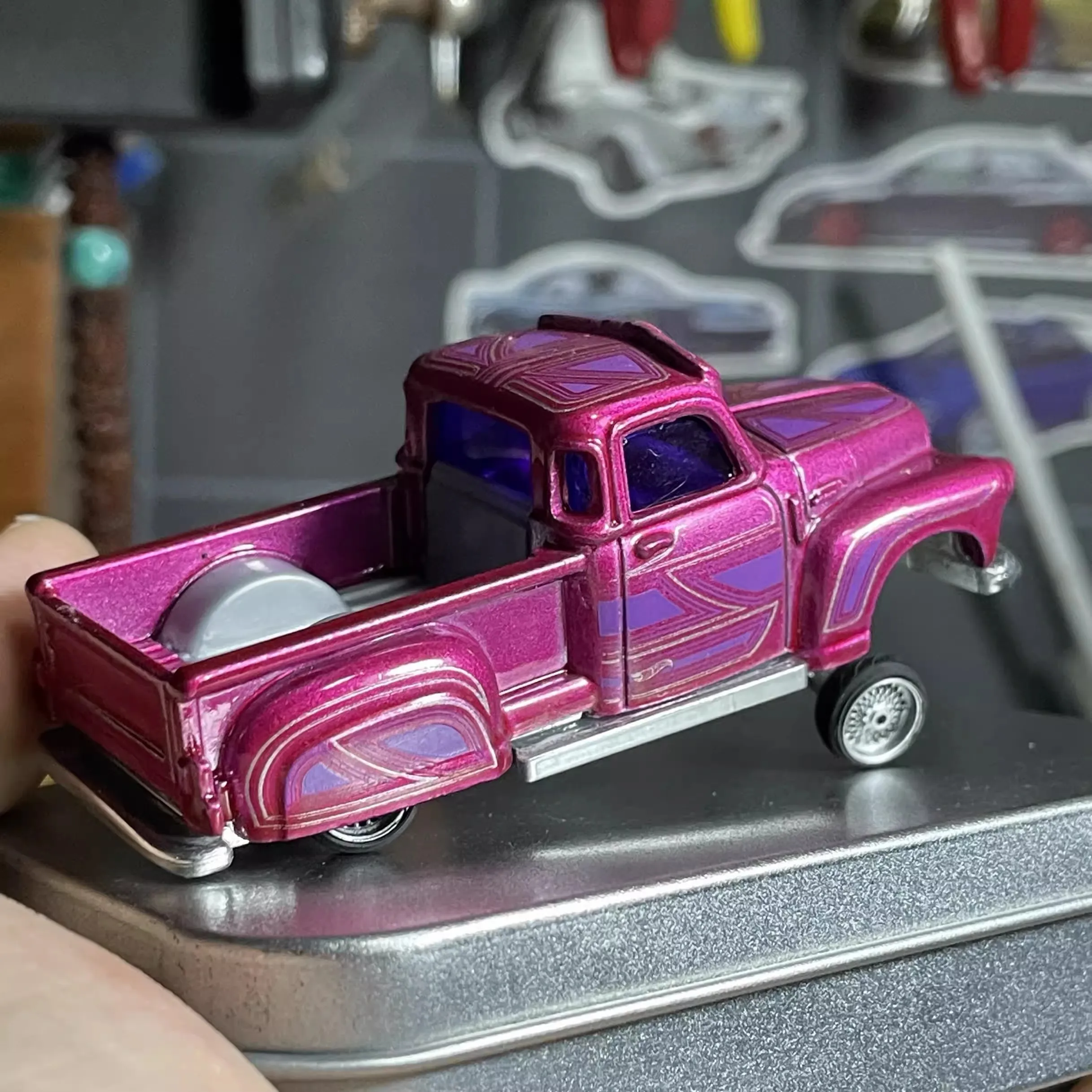 1/64 Truck Model Lowrider Jumping Car Bicycle Modification Parts