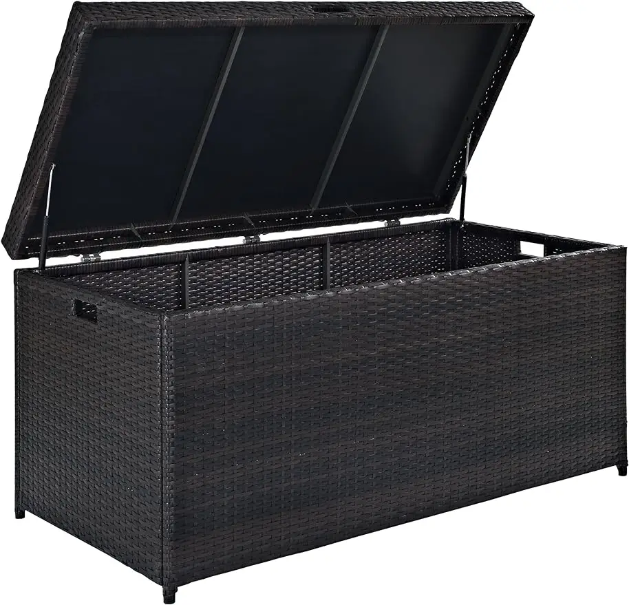 

Crosley Furniture CO7300-BR Palm Harbor Outdoor Wicker Storage Bin, Brown