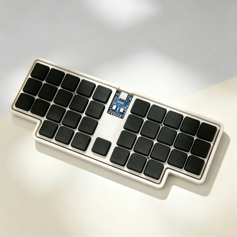 Haori36 Ultra-thin 36 Keys Custom Mechanical Keyboard QMK VIAL Wired Hot Swappable Low Profile Switch Portable Mini Keyboard