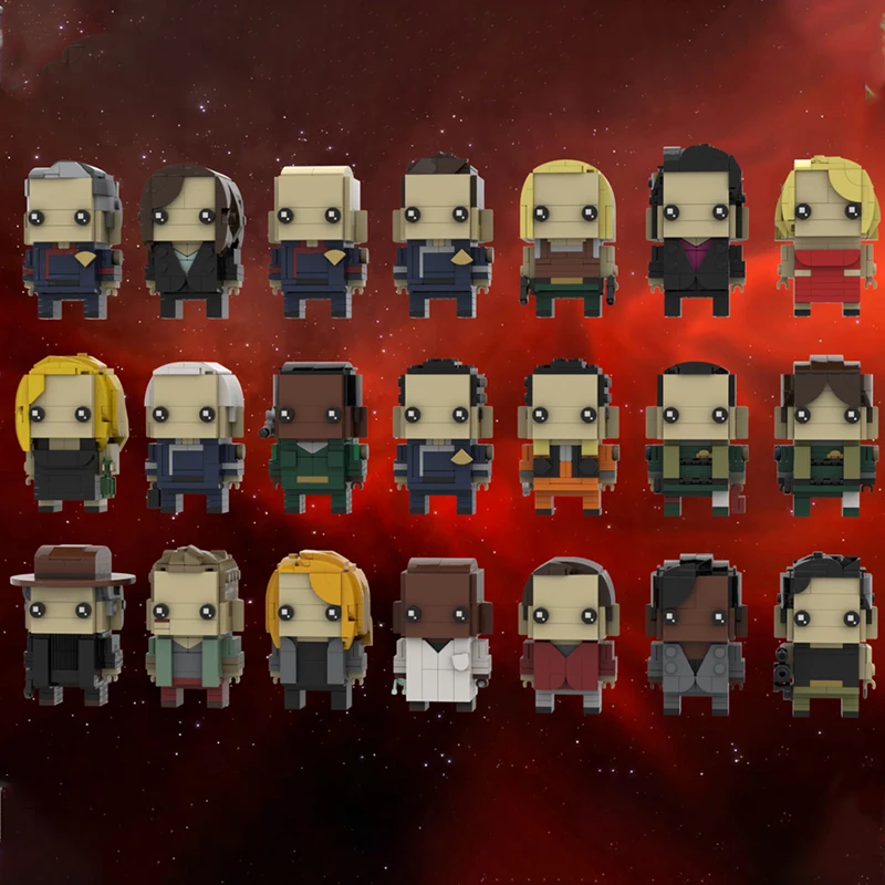 

2809 шт. MOC Battlestar Galactica Bundle Brickheadz Строительные блоки Рождественский подарок Креативный проект «сделай сам» идеально подходит для праздничного подарка