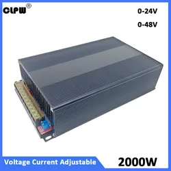 High Power 2000W Switching Power Supply AC220V To DC 0-24V 28V 36V 48V For Industrial Lab Led Voltage Current Adjustable SMPS