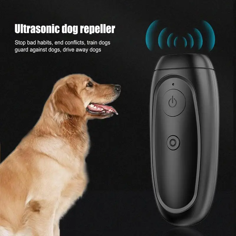 Stop Barking Dog Ultrasonic Portable Multifunctional Dog Muffler Anti-Noise Anti-Barking Pet Dog Trainer Stop Barker Convenient