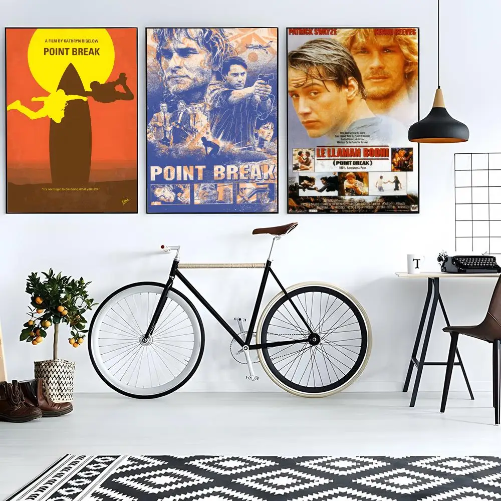 POINT BREAK Movie Art Picture Print Silk Poster Sticky Poster Paper Sticker DIY Room Bar Cafe Wall Decor Gift