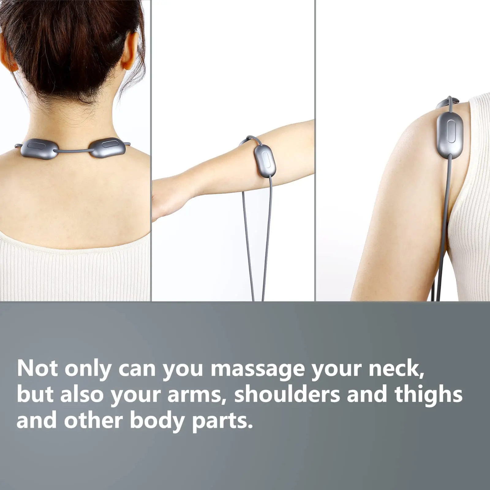 Smart Hanging Neck Massager EMS Muscle Massager Portable Hot Compress Neck and Cervical Spine Massager SPA Relaxation Treatment