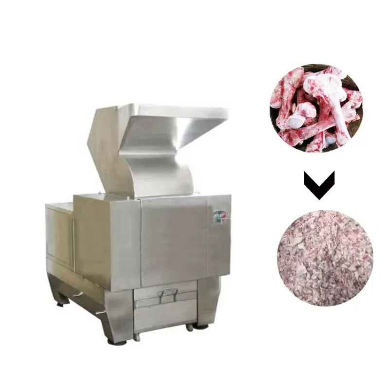 Custom Made Bone Crushing Machine Cow Pig Paste Mill Grinder Cattle Shredder Automatic Bone Meal Pork Chicken Milling Cutting