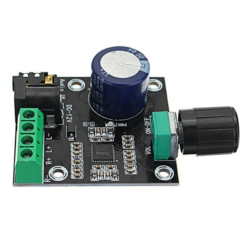 5X PAM8610 Dual Channel DC 12V HD Pure Digital Audio Stereo Amplifier Board Class D 15W X 2 High Power Amplifier Module