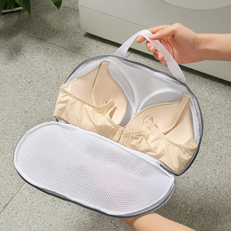 Sac à linge multi-usages anti-déformation, soutien-gorge de qualité supérieure, poudres d'entretien des sous-vêtements sûres pour la machine à laver, 1PC