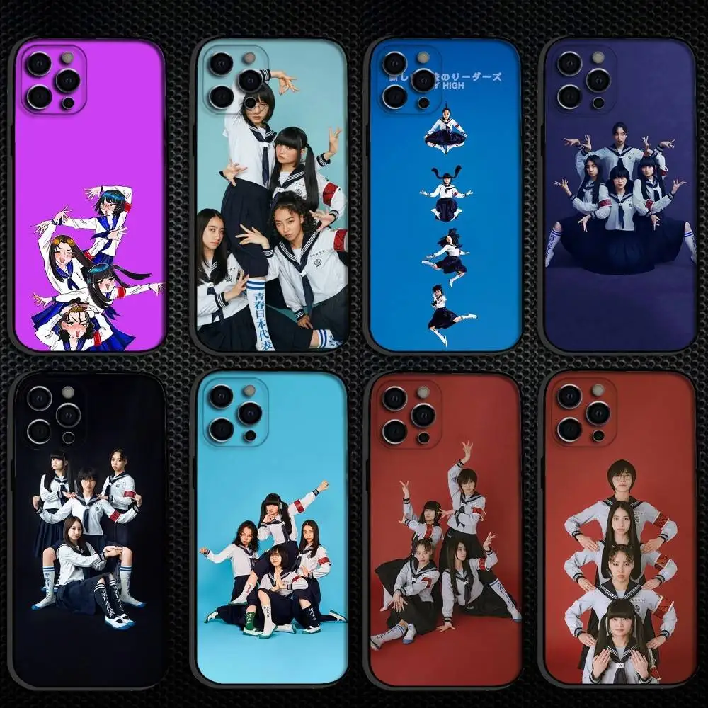 

A-Atarashii Gakko Phone Case For iPhone 16,15,14,13,12,11 Plus,Pro Max, Others Soft Black Cover
