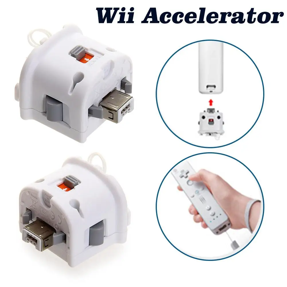 สําหรับ Motion Plus Adapter Sensor สําหรับคอนโซล Nintendo Wii รีโมทคอนโทรลไร้สาย Wiimote Controller Z0L8