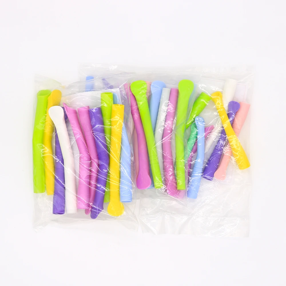 10packs HVE Suction Tubes Autoclavable Aspirator Tips Dental Saliva Ejector Mixed Color for Adults and Kids